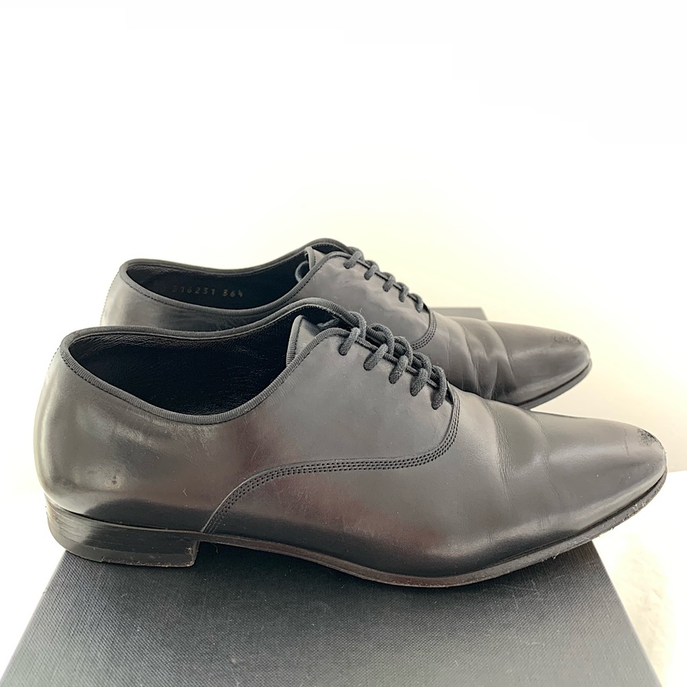 Saint Laurent Leather Oxford Flats